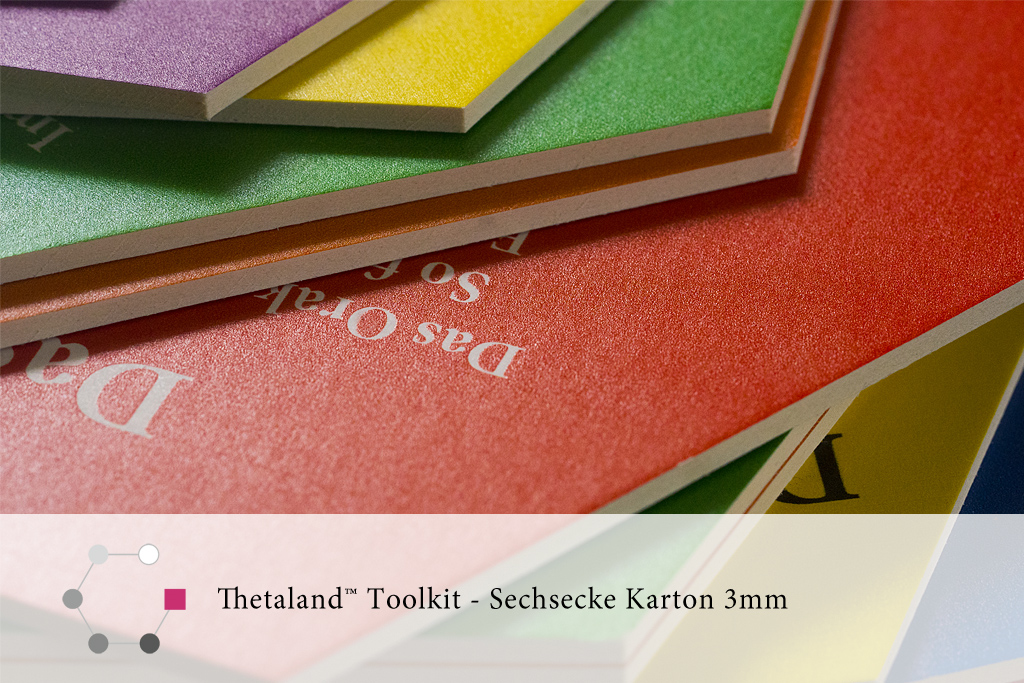 Sechsecke Karton 3mm 1024