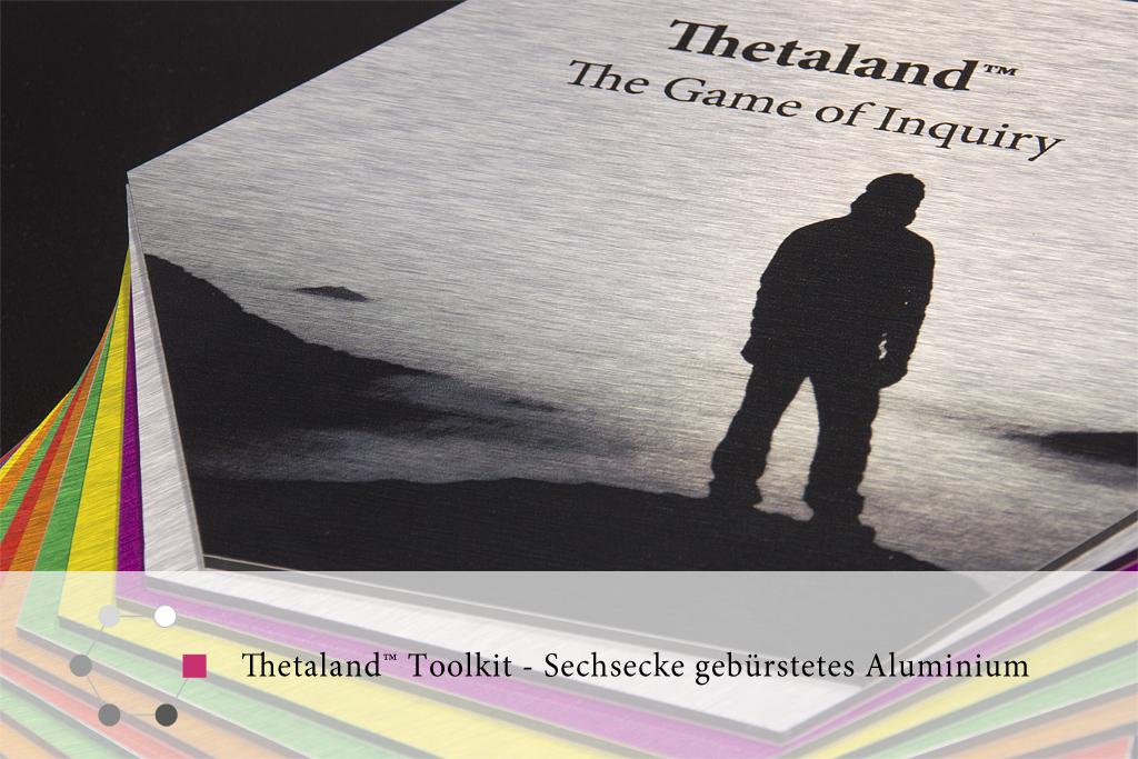 gebürstetes Alumunium Sechseck 2 1024